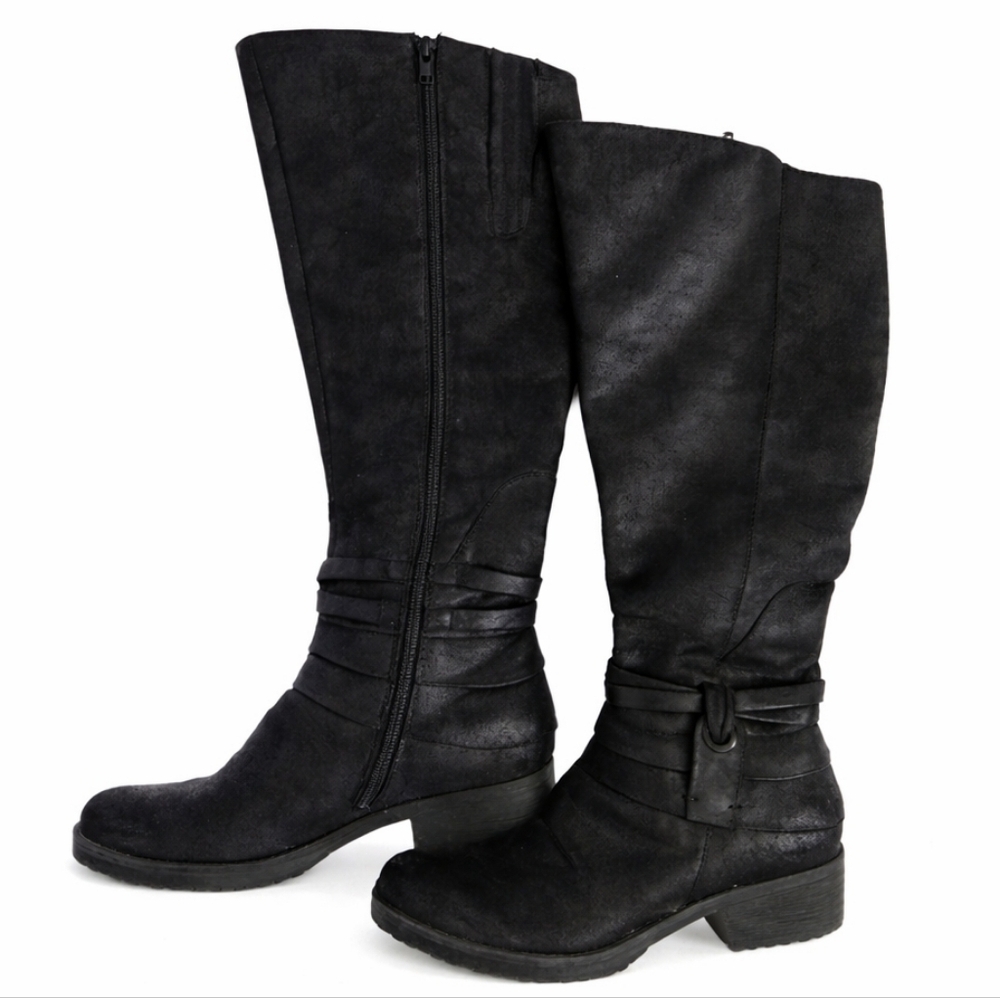 Baretraps Oudrey knee high Black riding boots size 7.5